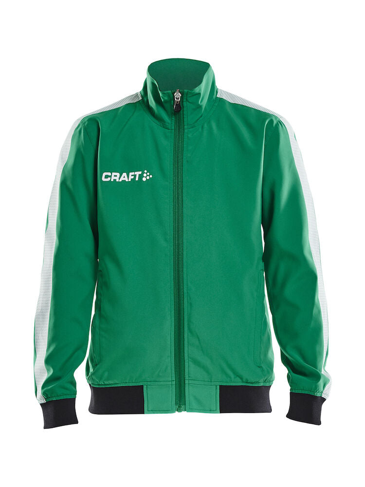 Pro Control Woven Jacket Jr Team Green 122/128