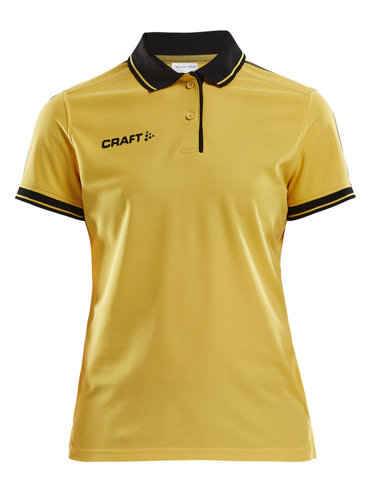 Pro Control Poloshirt W Yellow/Black XS