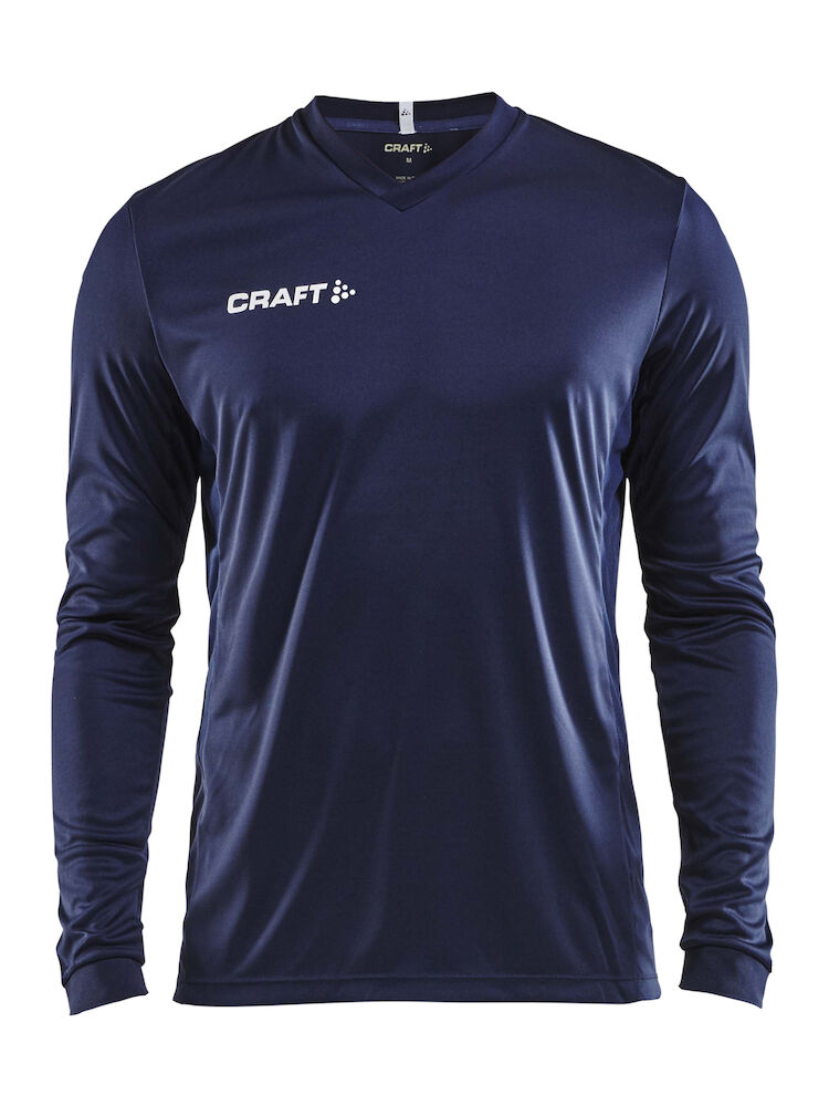 Squad Jersey Solid Ls M Navy XS