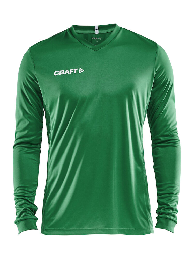 Squad Jersey Solid Ls M Team Green XS