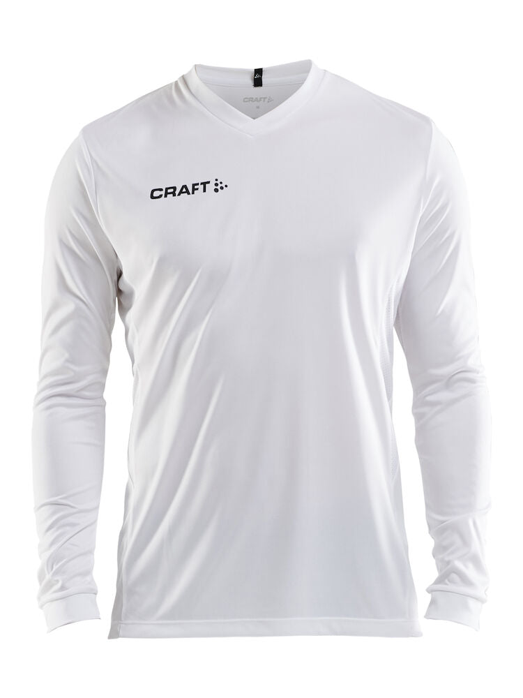 Squad Jersey Solid Ls M White XS