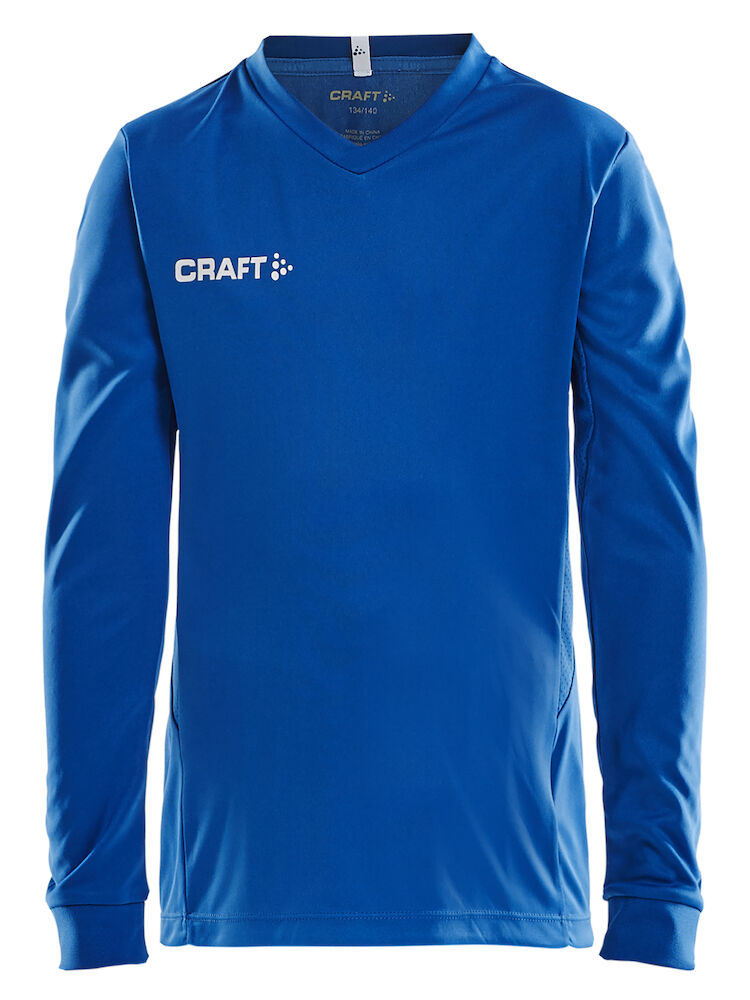 Squad Jersey Solid Ls Jr Royal Blue 122/128