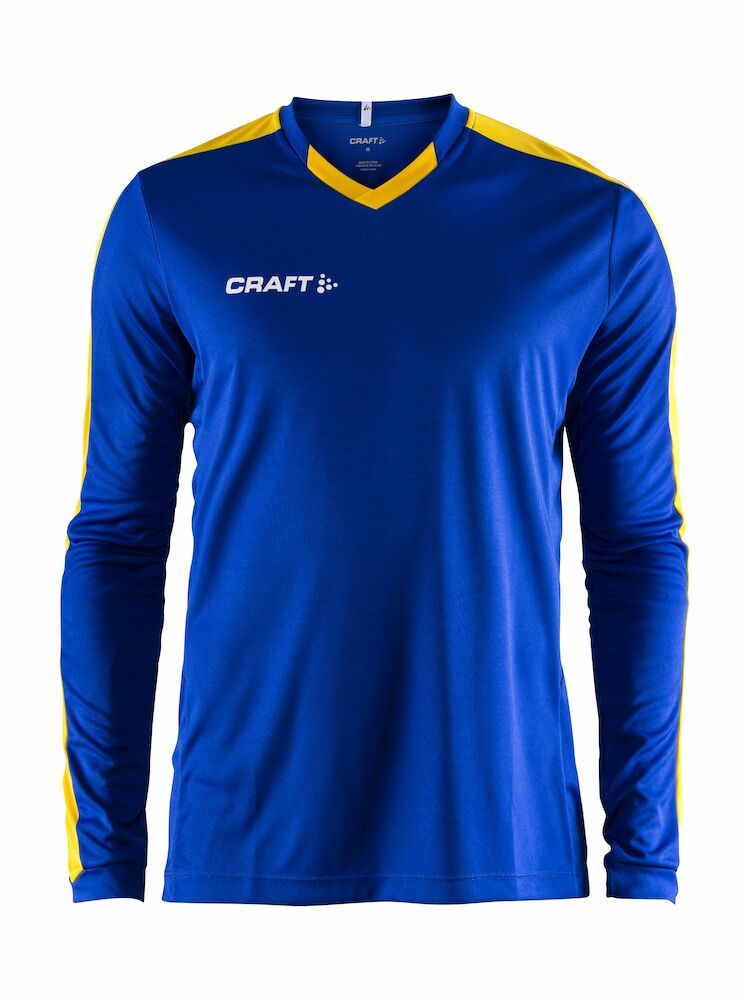 Progress Jersey Contrast Ls M Club Cobolt/ XS