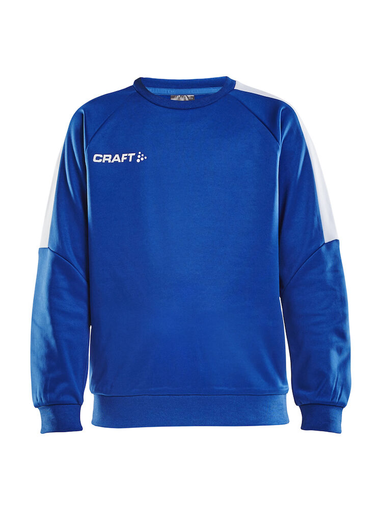 Progress R-Neck Sweater Jr Cobolt/White 122/128