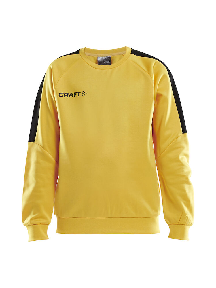 Progress R-Neck Sweater Jr Yellow/Black 122/128