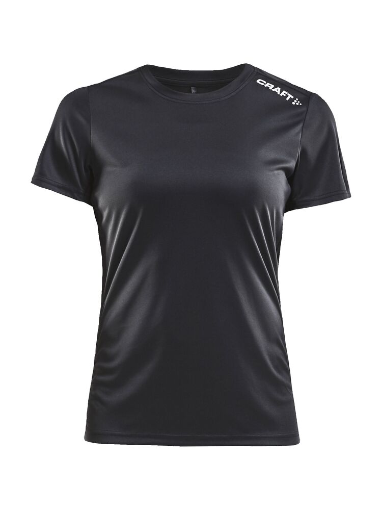 Rush SS Tee W Black L