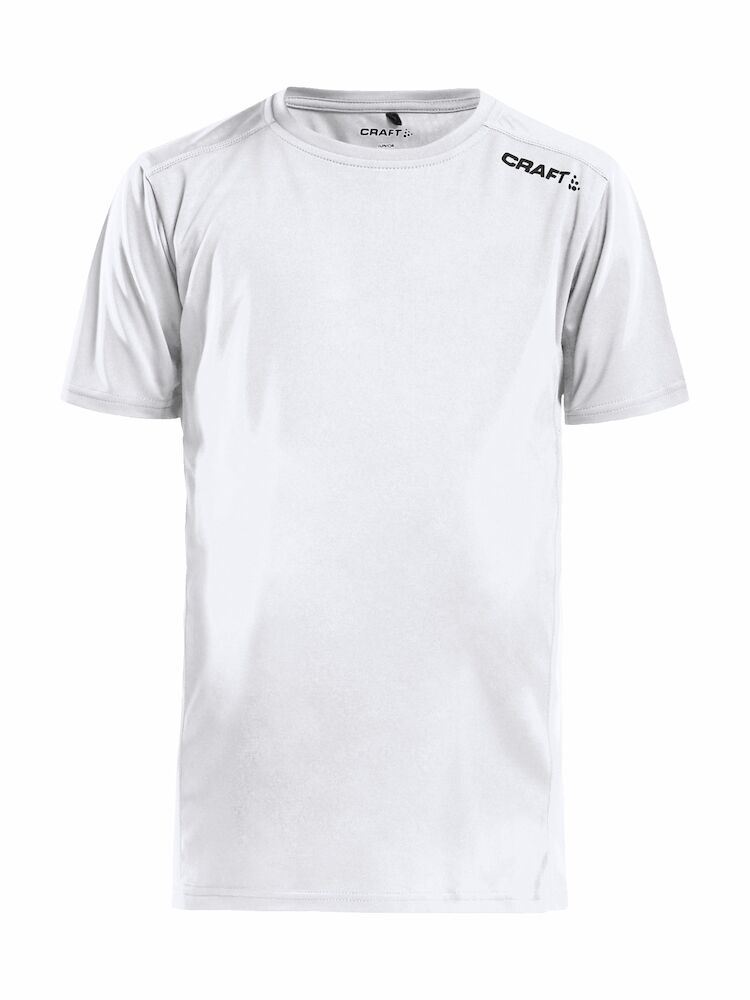 Rush SS Tee JR White 110/116