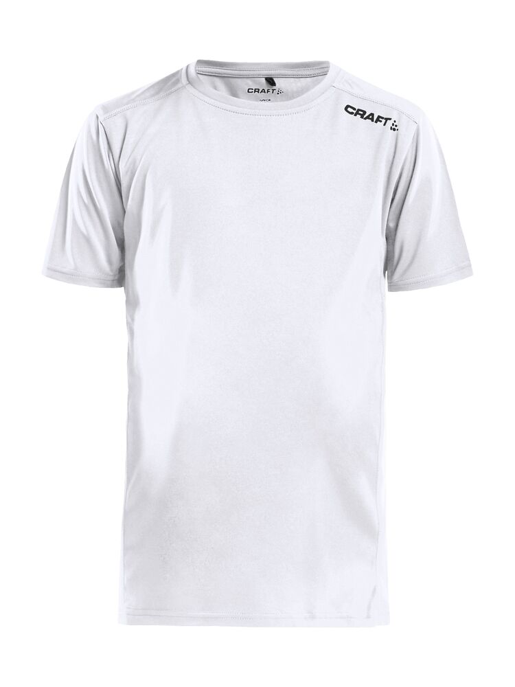 Rush SS Tee JR White 122/128