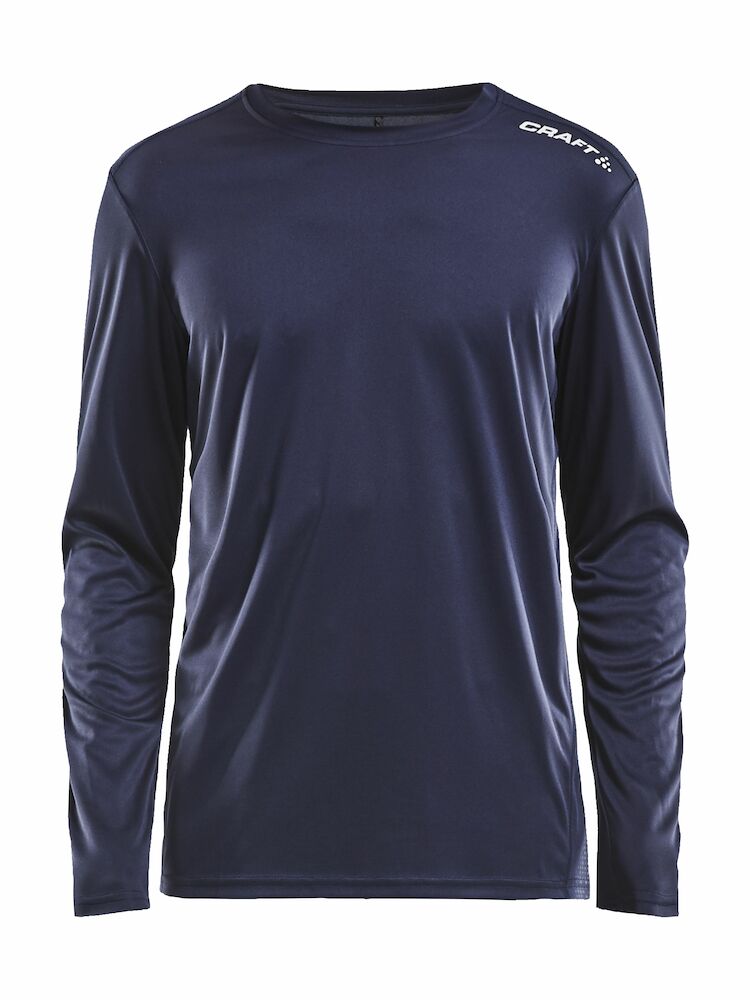 Rush LS Tee M Navy XS