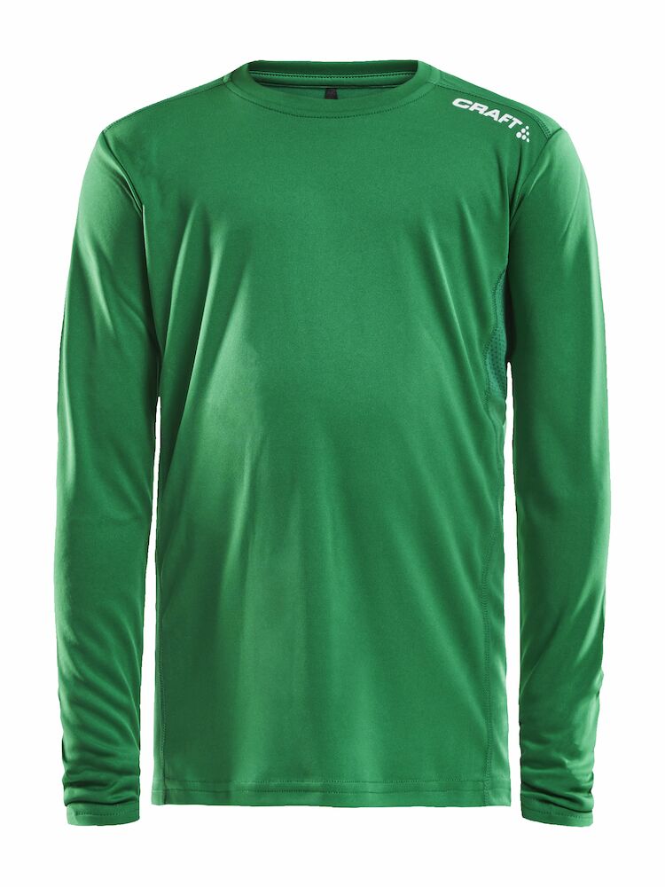 Rush LS Tee JR Team Green 110/116
