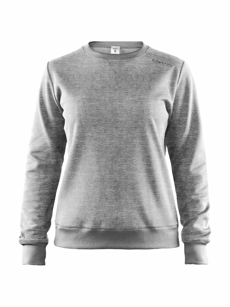 Leisure Crewneck W Grey Melange XS