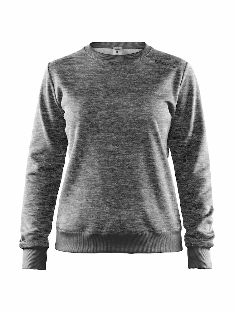Leisure Crewneck W Dk Grey Melange XS
