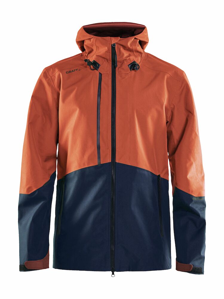 Block Shell Jkt M Pepper/Dark Navy S