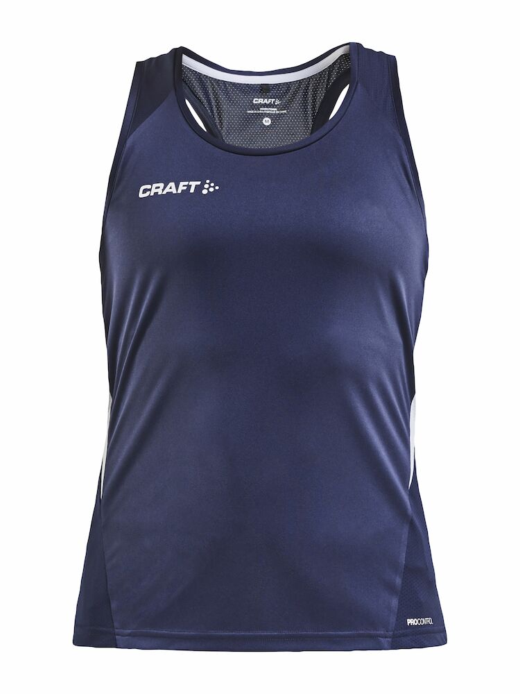 Pro Control Impact Singlet W Navy/White XS
