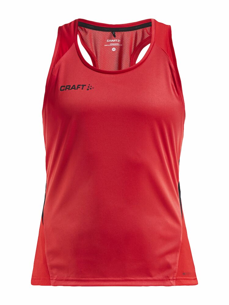 Pro Control Impact Singlet W Bright Red/Black XS