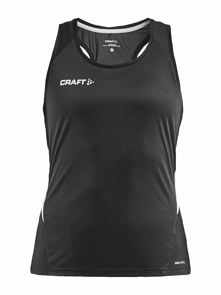 Pro Control Impact Singlet W Black/White XS