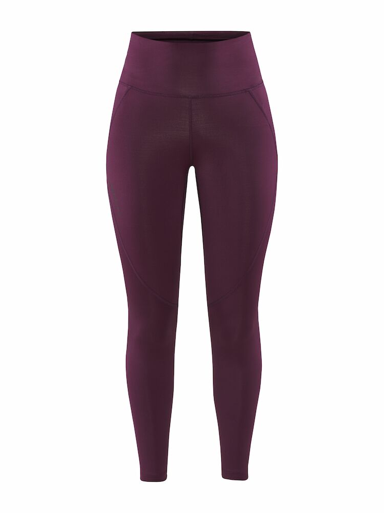 Adv Essence High Waist Tights W Burgundy XS
