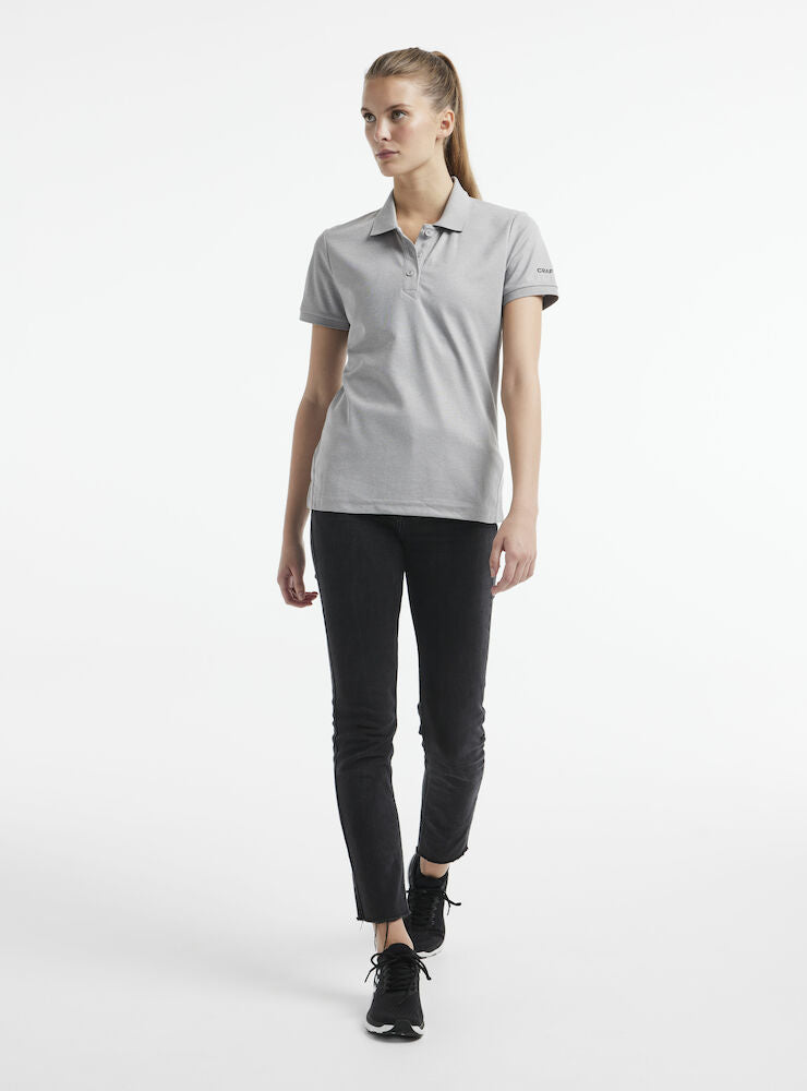 CORE Unify Polo Shirt W Grey Melange