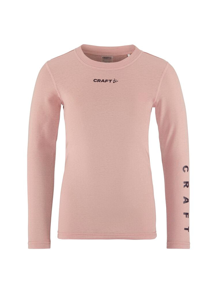 Core Warm Baselayer Set Jr Charm/Dk Plum 74/80