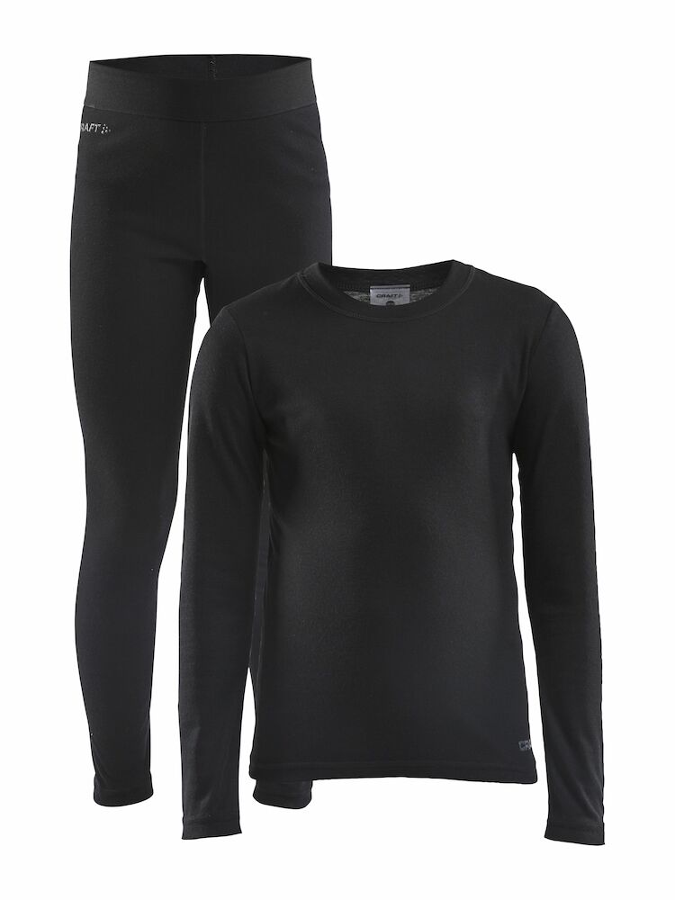 Core Warm Baselayer Set J Black 74/80