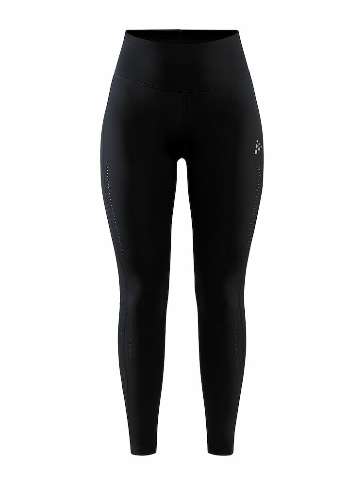 Adv Essence Perforated Tights W Black XS