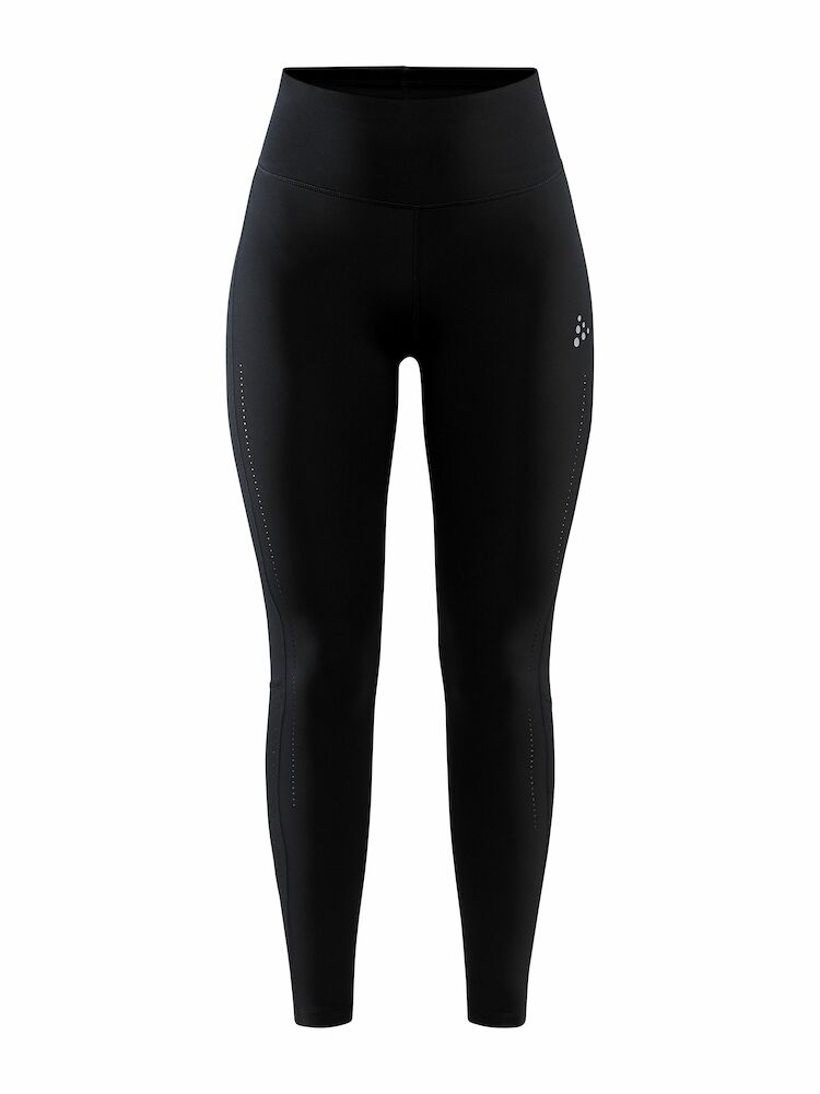 Adv Essence Perforated Tights W Black XS