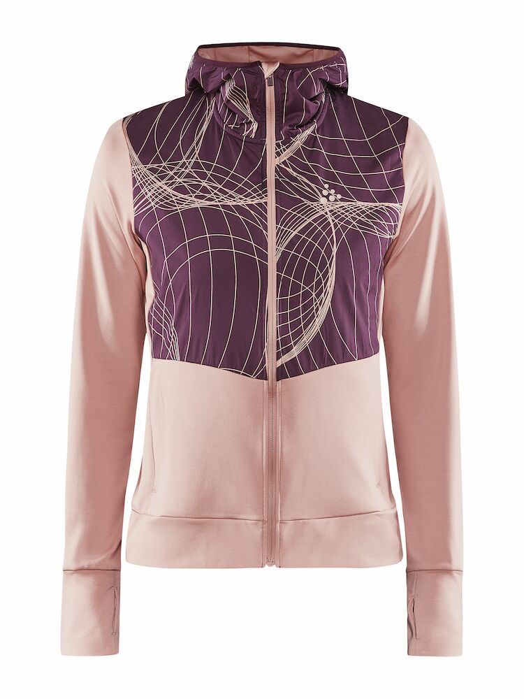 Adv Charge Jersey Hood Jacket W Bleikur-burg XS