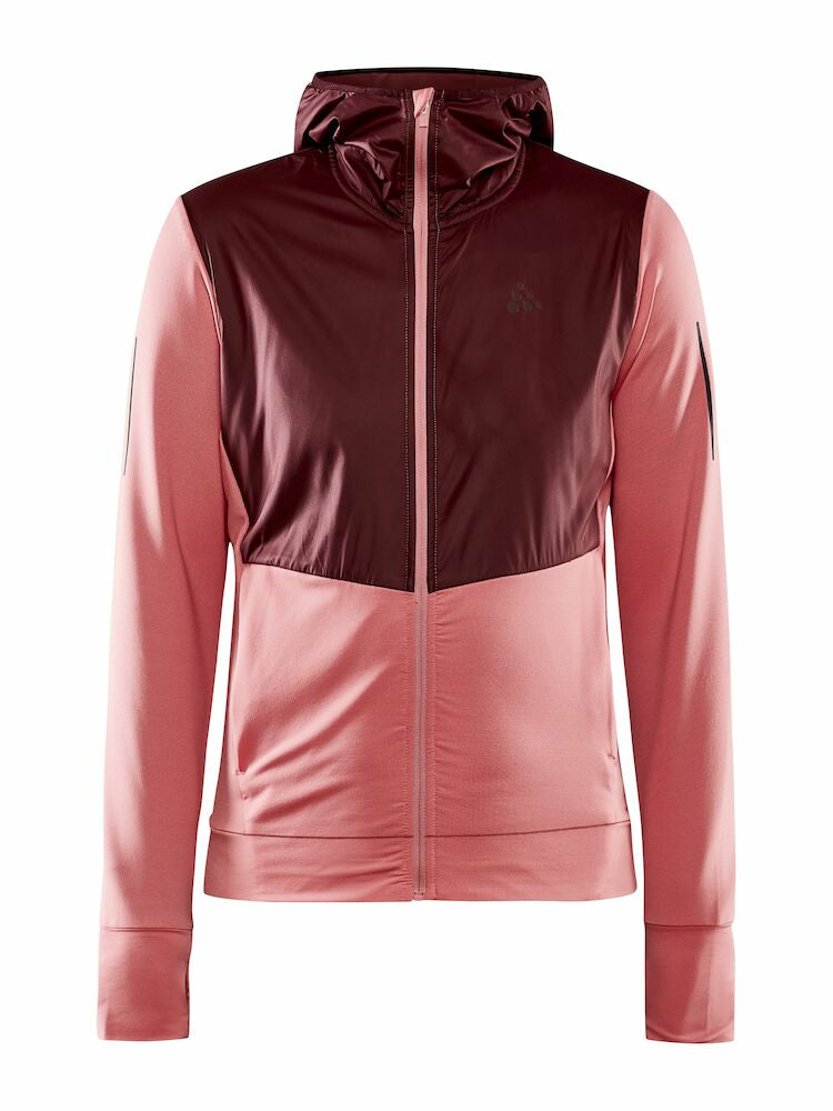 Adv Charge Jersey Hood Jacket W Coral/truffle S