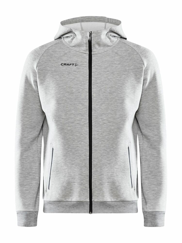 Core Soul Full Zip Hood M Grey Melange XS