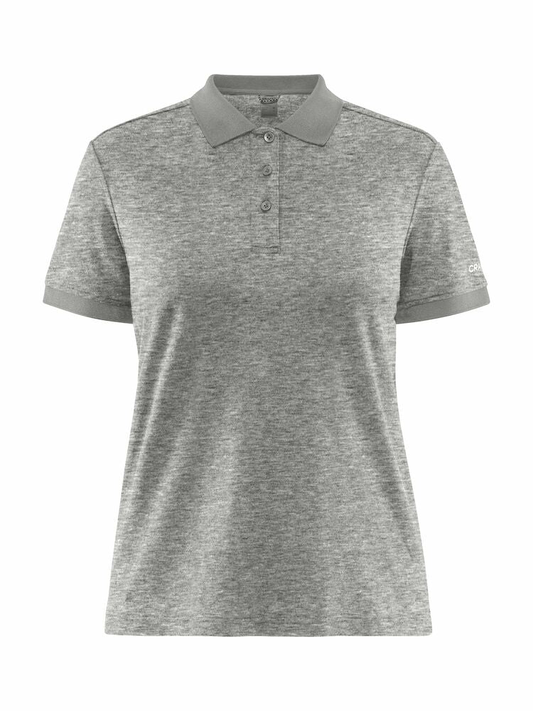 Core Blend Polo Shirt W Grey Melange XS