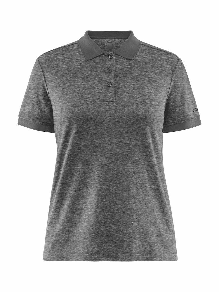Core Blend Polo Shirt W Dark Grey Melange XS
