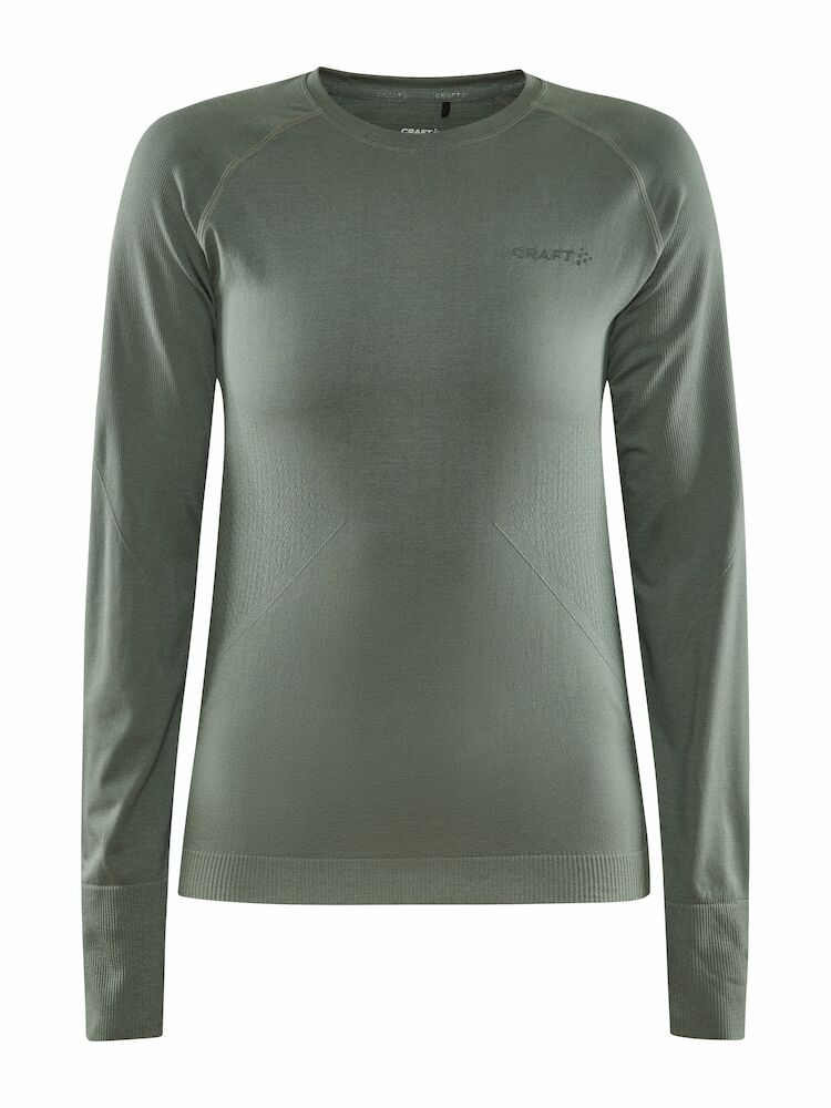 Core Dry Active Comfort Ls W Moss XS