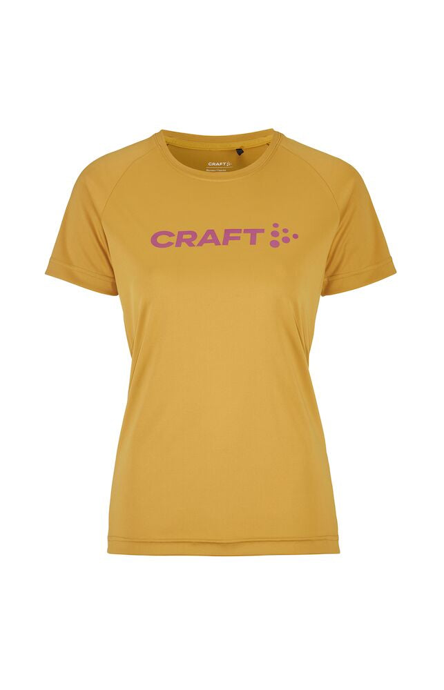 Core Essence Logo Tee W Turmeric/Rouge