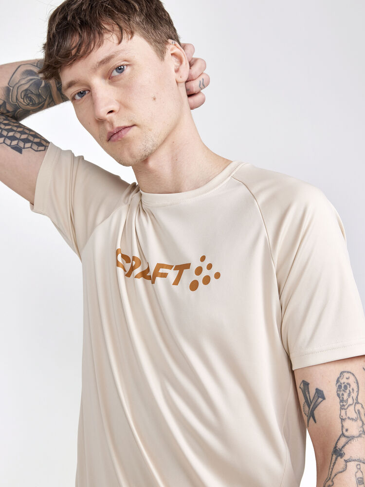 CORE Essence Logo Tee M Ecru