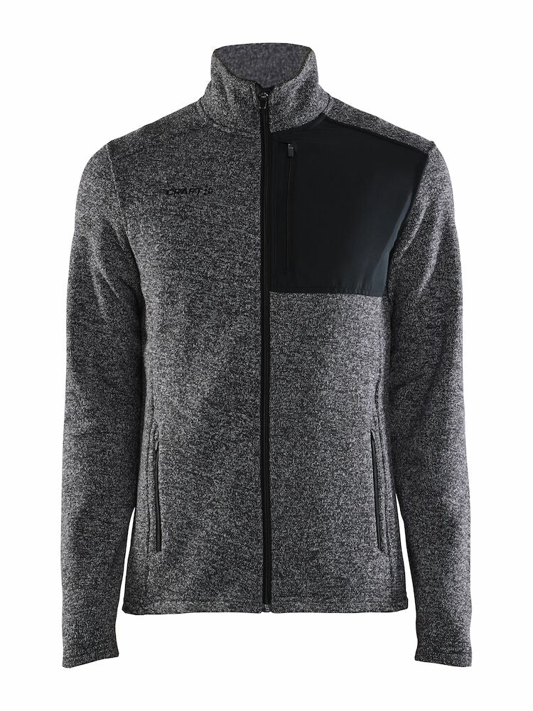 Adv Explore Heavy Fleece Jacket M Black Melange S