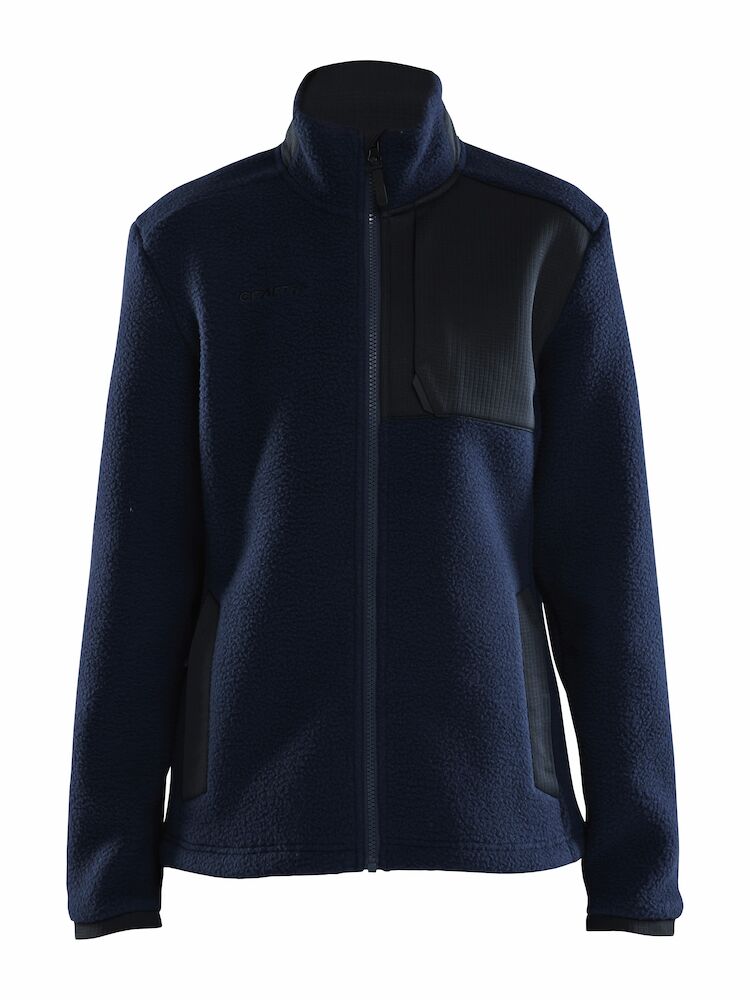 Adv Explore Pile Fleece Jacket W Blaze-black XS