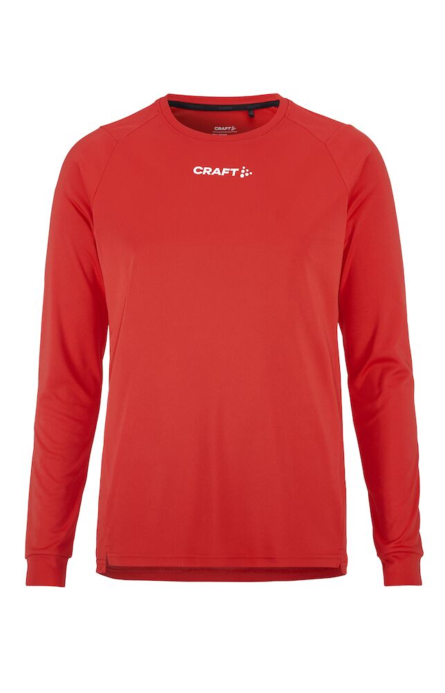 Rush 2.0 Ls Tee M Bright Red XS
