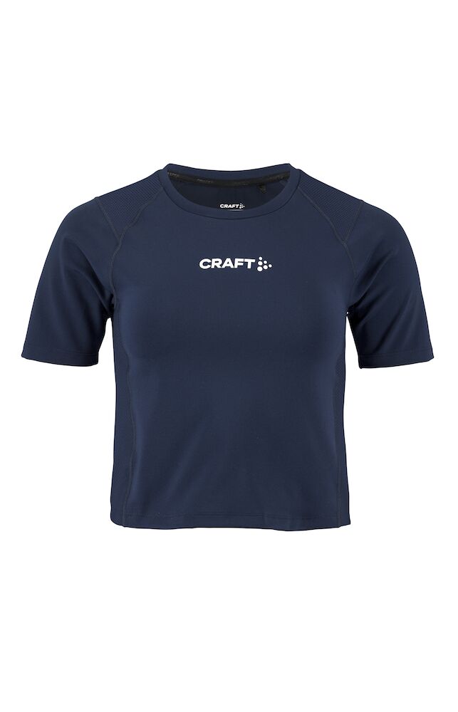 Rush 2.0 Crop Tee W Navy XS