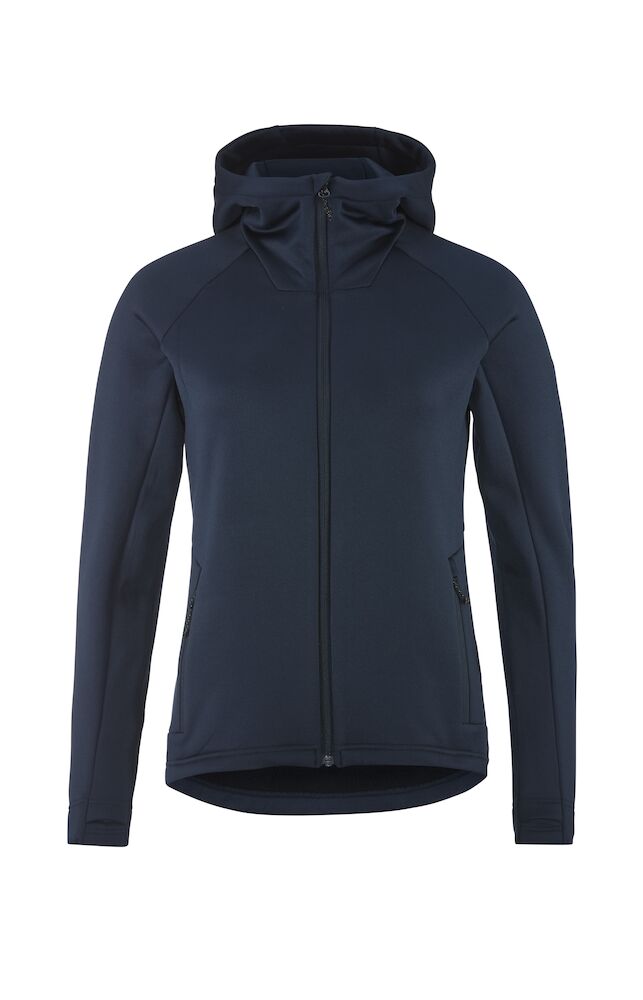 Adv Explore Power Fleece Hood Jkt W Blaze XS