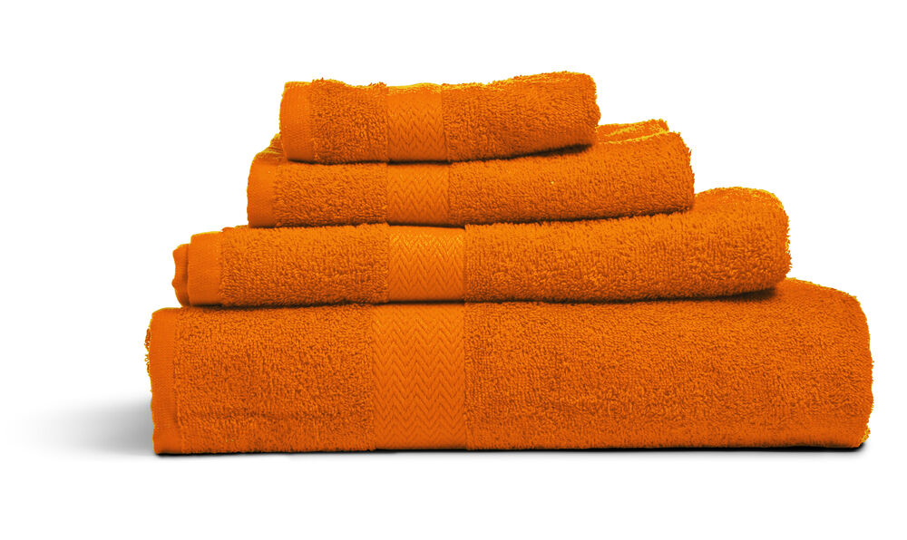 Qa Frottè Orange 65X130