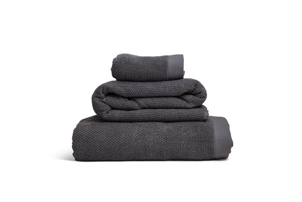 Terry Cotton Linen 500gsm Dark Grey 50x70CM