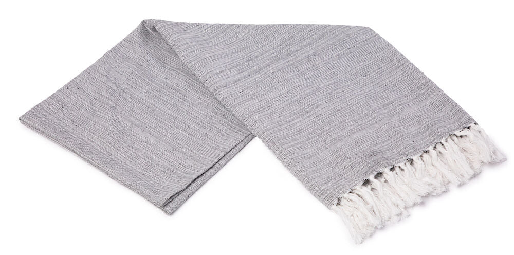 Beach Towel Hamam Recycled 90x150 cm Black 0