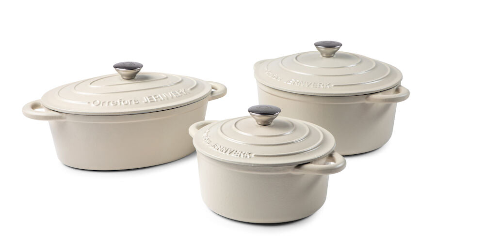 OJ Cast Iron Pot 5 litre Off-white 0