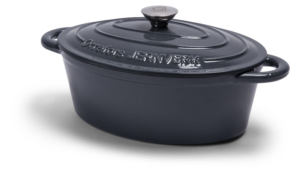 OJ Cast Iron Pot 3,5 litre Grey 0