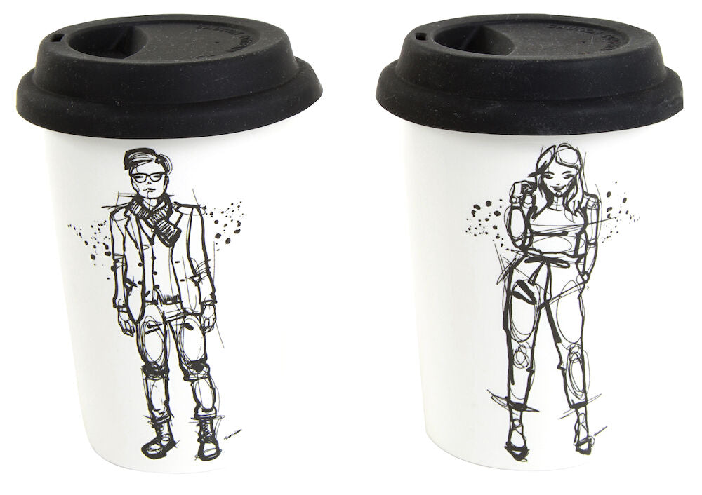 2-pack mugs His & Her White 0