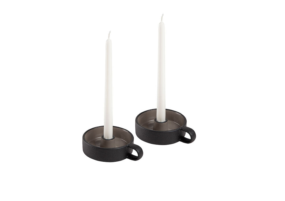 Candle Holder 2-pack Black 0