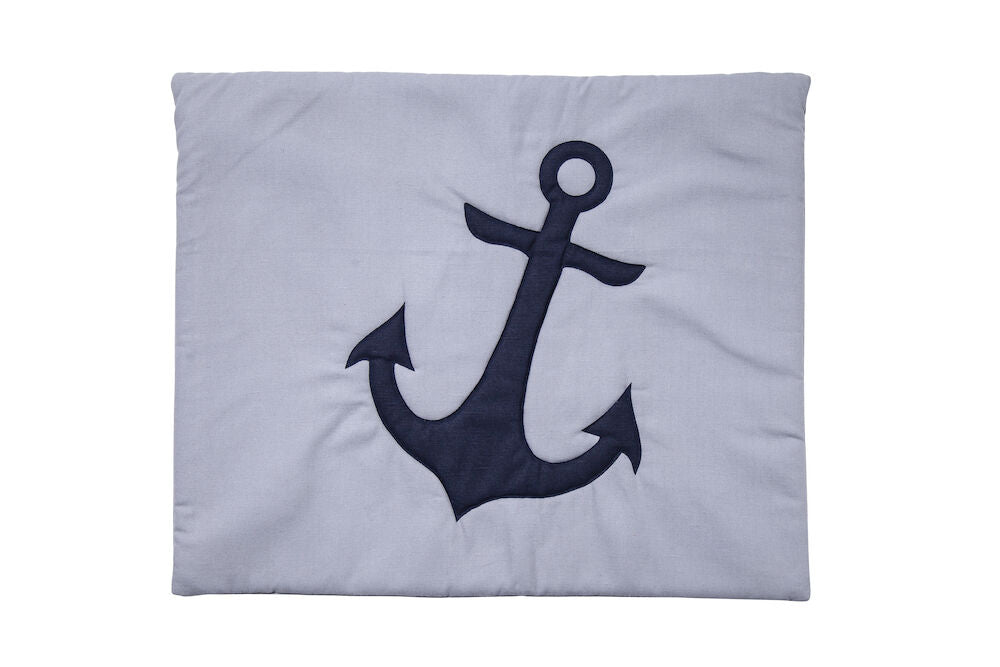 LNV Pillow C Quilted Anchor Navy 0