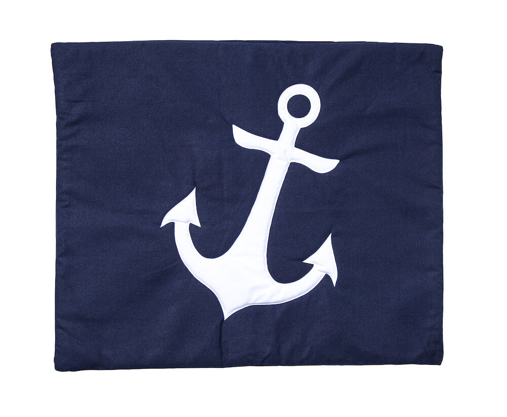 LNV Pillow C Quilted Anchor White 0