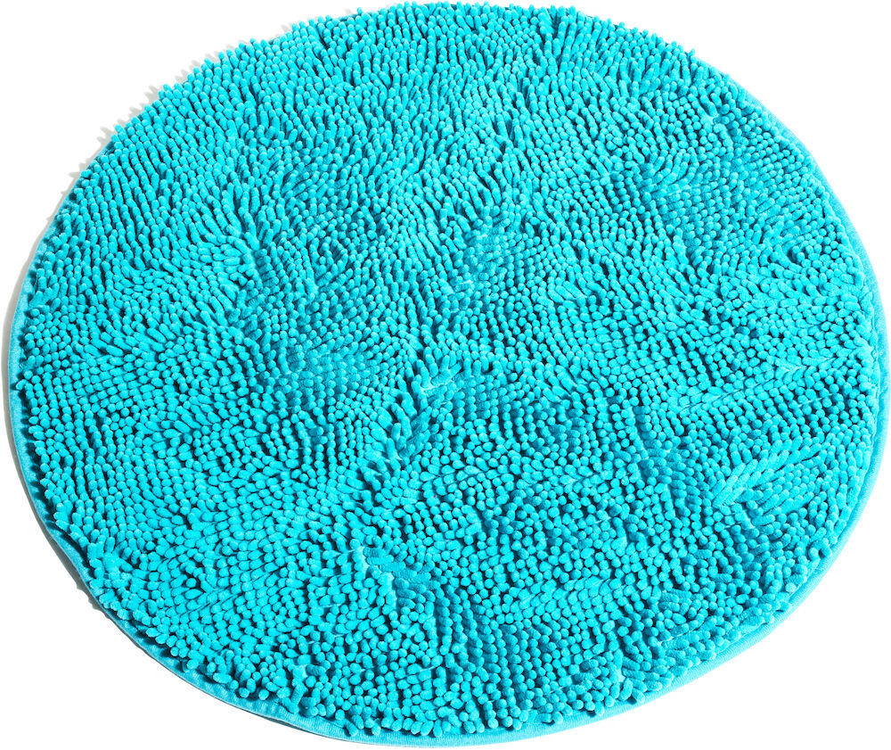 Bath Mat Round Turquoise 0