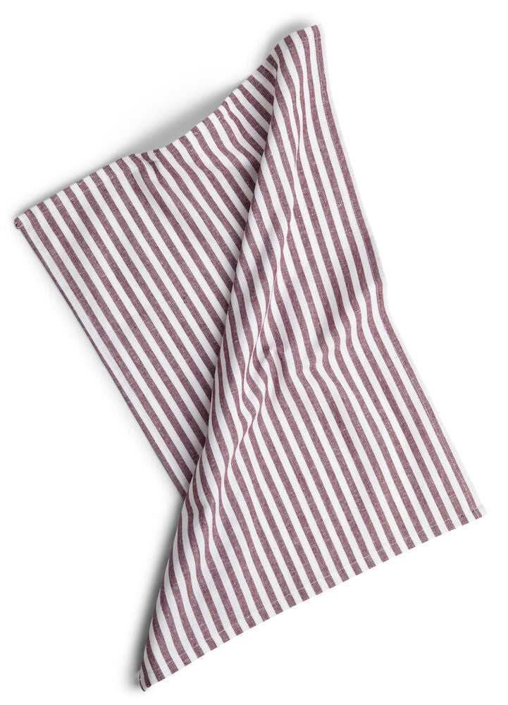 KL Kitchen T Stripe Recycled Wine Red 0